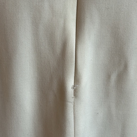 Zara Trafaluc Women’s Dress Sz XS Off White Formal Mini ST1925 Beaded Patches - Picture 4 of 9